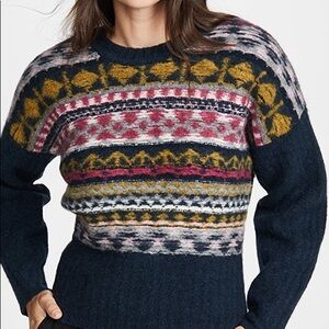 Like new Jason Wu Merino Wool Fair Isle Sweater